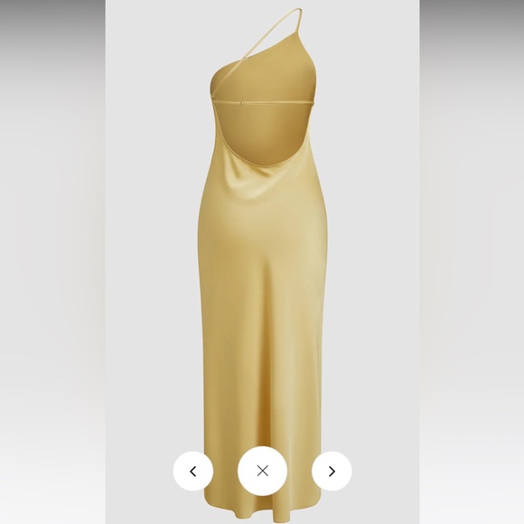 NWT Moonlight Open Back Satin Slit Long Dress COMMENSE - Picture 4 of 5